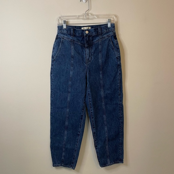 Madewell High Rise Rigid Balloon Jeans in Sanford Wash